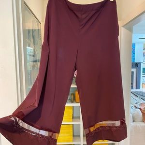 Anthropologie Wide Leg Lounge Pants